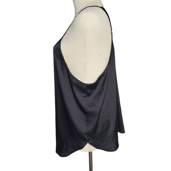 Ekouaer Black Silky Camisole Top - Picture 5 of 6